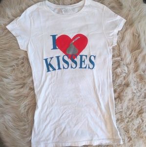 I love (Hershey's) kisses feminine tee by Gaziani